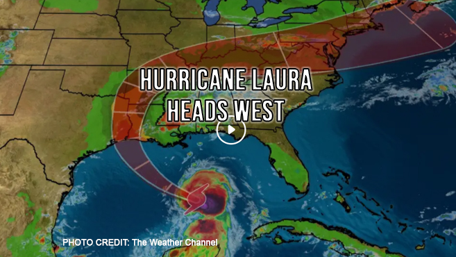 Hurricane Laura Heads West Image Hurricane Laura Heads West Featured Image
